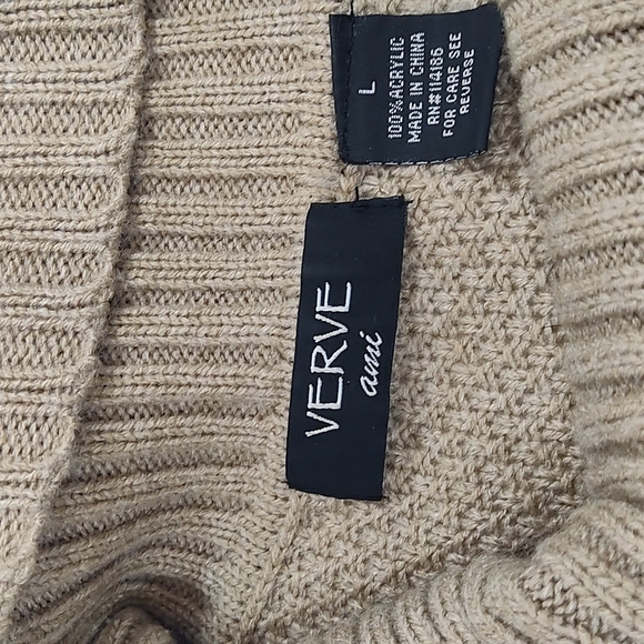 Verve Ami Tan Cable Knit Sweater - Picture 6 of 9